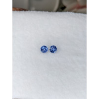 0.66&nbsp;Ct.Tw.Total Carat Weight Blue Sapphire Pair from Ceylon (Sri Lanka) Life Style