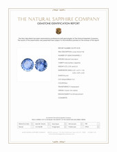 0.60 Ct.Tw.Total Carat Weight Blue Sapphire Pair from Ceylon (Sri Lanka) Scan Report