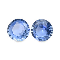 0.60&nbsp;Ct.Tw.Total Carat Weight Blue Sapphire Pair from Ceylon (Sri Lanka) Video