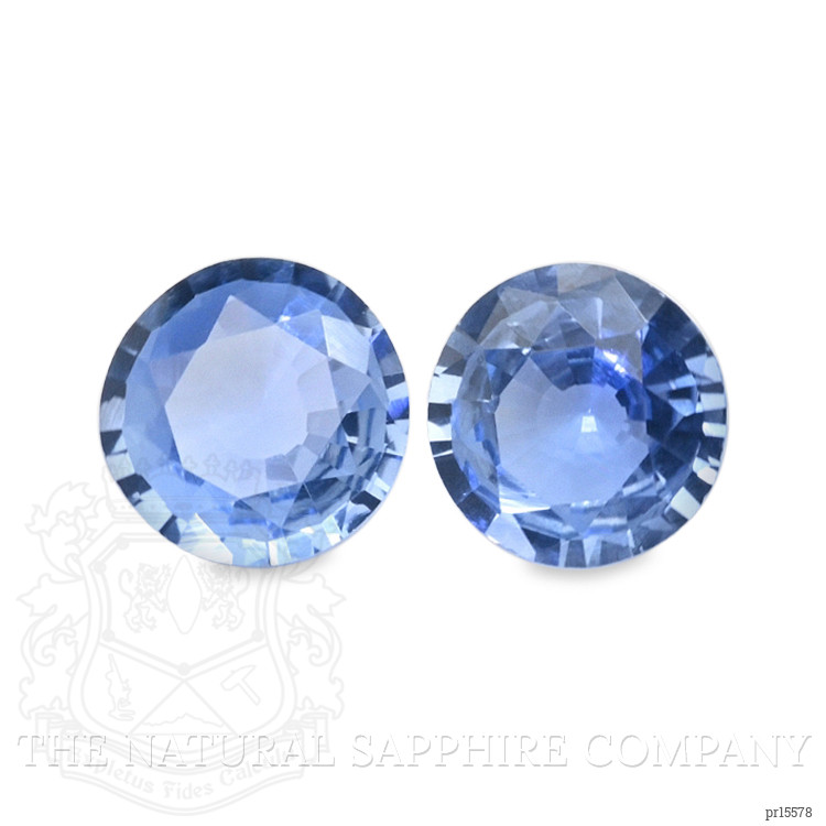 0.60 Ct.Tw. Blue Sapphire Pair from Ceylon (Sri Lanka)