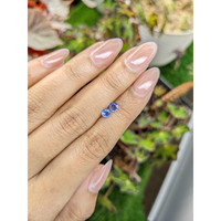0.60&nbsp;Ct.Tw.Total Carat Weight Blue Sapphire Pair from Ceylon (Sri Lanka) Life Style