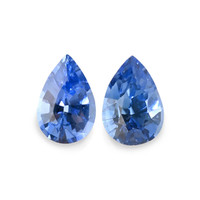 0.71&nbsp;Ct.Tw.Total Carat Weight Blue Sapphire Pair from Ceylon (Sri Lanka) Video