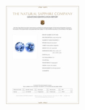 0.59 Ct.Tw.Total Carat Weight Blue Sapphire Pair from Ceylon (Sri Lanka) Scan Report