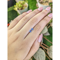 0.59&nbsp;Ct.Tw.Total Carat Weight Blue Sapphire Pair from Ceylon (Sri Lanka) Life Style
