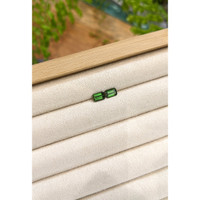 1.50&nbsp;Ct.Tw.Total Carat Weight Green Tourmaline Pair from Brazil Life Style