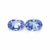 6.58&nbsp;Ct.Tw.Total Carat Weight Blue Sapphire Pair from Ceylon (Sri Lanka) Video