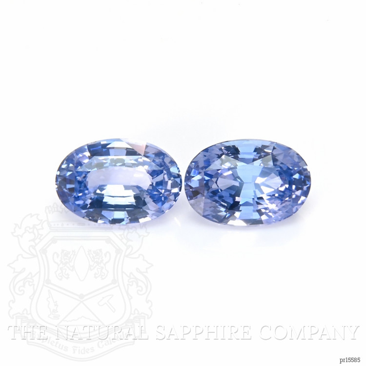 6.58 Ct.Tw. Blue Sapphire Pair from Ceylon (Sri Lanka)