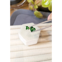4.30 Ct.Tw.Total Carat Weight Tsavorite Garnet Pair Life Style