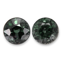 3.30&nbsp;Ct.Tw.Total Carat Weight Green Sapphire Pair from Ceylon (Sri Lanka) Video