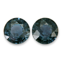 2.13&nbsp;Ct.Tw.Total Carat Weight Bluish Green Sapphire Pair from Ceylon (Sri Lanka) Video