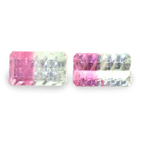 6.70&nbsp;Ct.Tw.Total Carat Weight Bi Color Tourmaline Pair from Mozambique Video