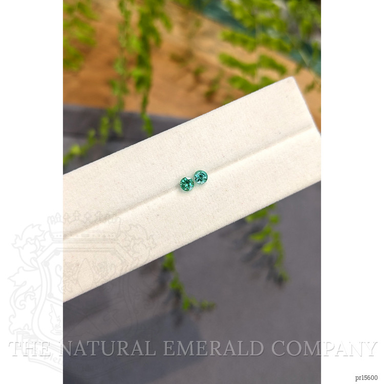 0.29 Ct.Tw. Emerald Pair from Zambia