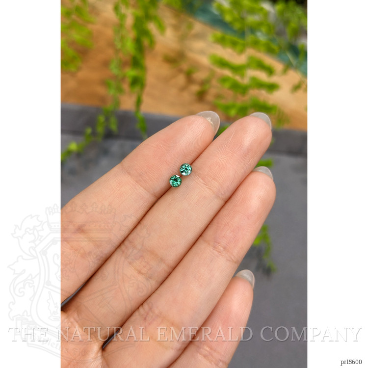 0.29 Ct.Tw. Emerald Pair from Zambia