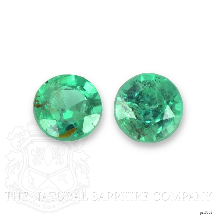 0.30 Ct.Tw. Emerald Pair from Zambia