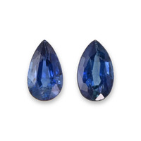 0.46&nbsp;Ct.Tw.Total Carat Weight Blue Sapphire Pair from Ceylon (Sri Lanka) Video
