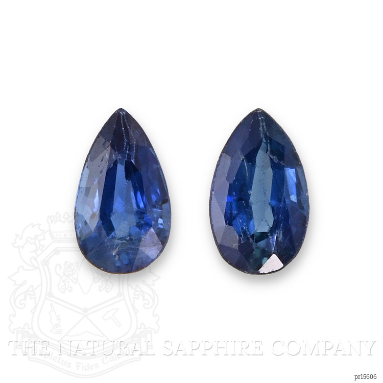 0.46 Ct.Tw. Blue Sapphire Pair from Ceylon (Sri Lanka)