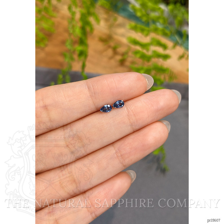 0.59 Ct.Tw. Blue Sapphire Pair from Australia