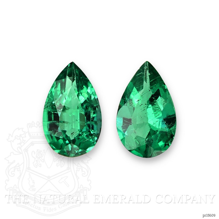 0.34 Ct.Tw. Emerald Pair from Zambia