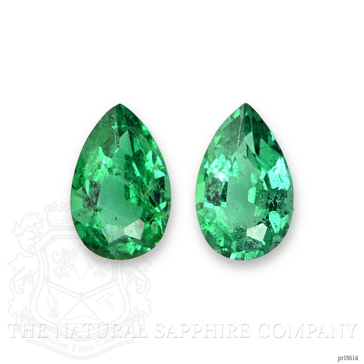 0.47 Ct.Tw. Emerald Pair from Zambia