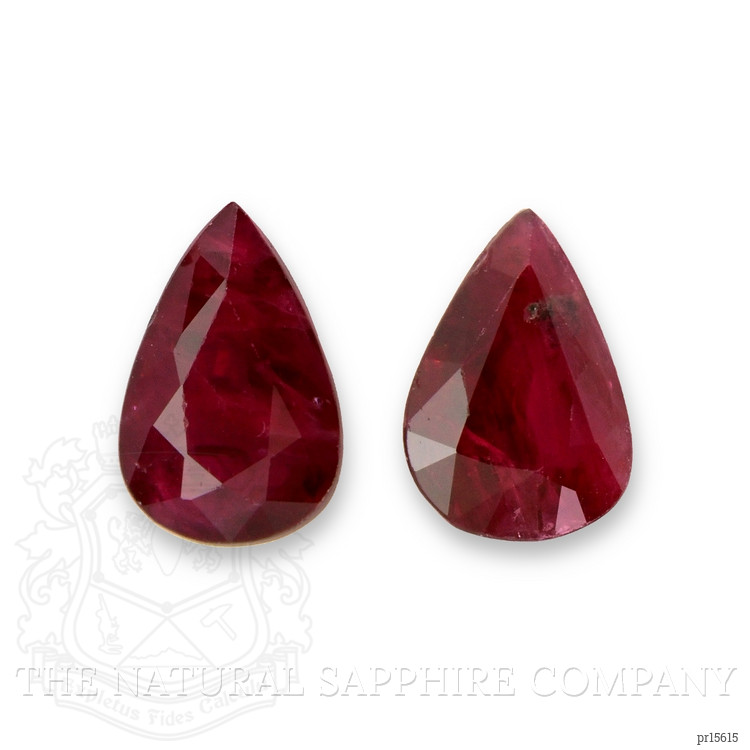 1.14 Ct.Tw. Ruby Pair from Ceylon (Sri Lanka)
