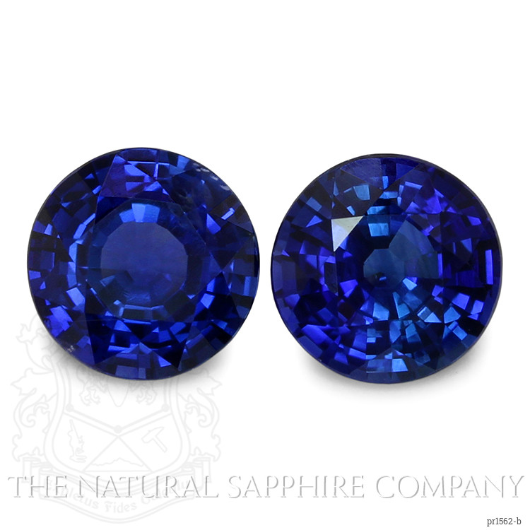 2.56 Ct.Tw. Blue Sapphire Pair from Ceylon (Sri Lanka)