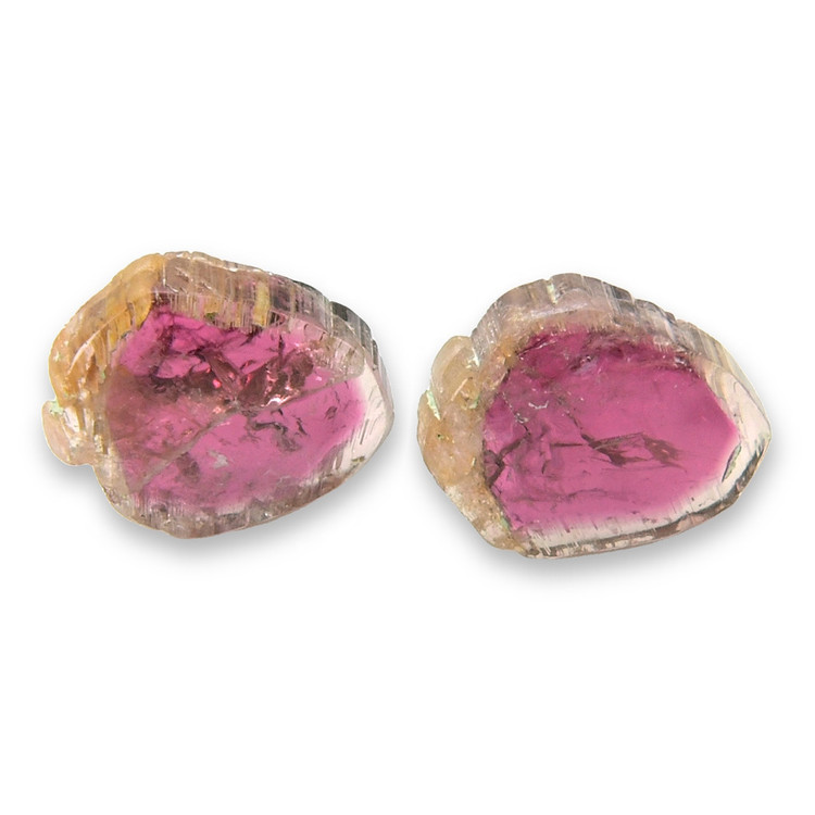 4.41 Ct.Tw. Bi Color Tourmaline Pair from Mozambique