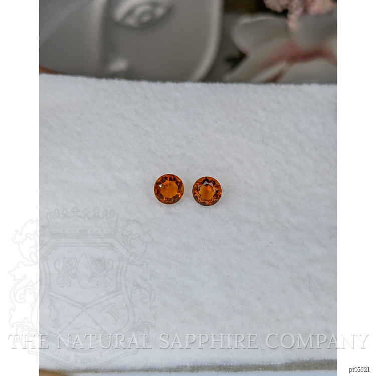 0.95 Ct.Tw. Orange Citrine Pair from Brazil
