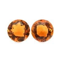0.88 Ct.Tw.Total Carat Weight Orange Citrine Pair from Brazil Image