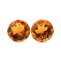 0.90 Ct.Tw. Round Citrine Pair