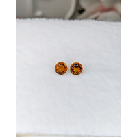 0.90&nbsp;Ct.Tw.Total Carat Weight Orange Citrine Pair from Brazil Life Style