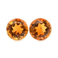 0.90 Ct.Tw. Round Citrine Pair