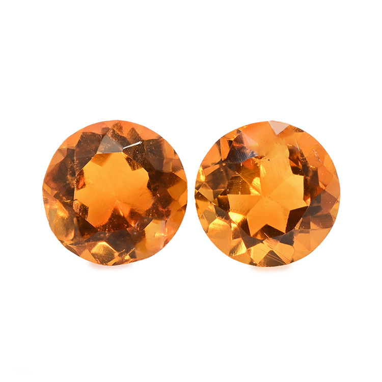 0.85 Ct.Tw. Orange Citrine Pair from Brazil
