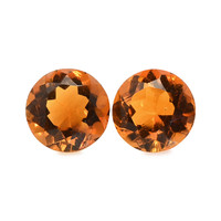 0.88 Ct.Tw. Round Citrine Pair