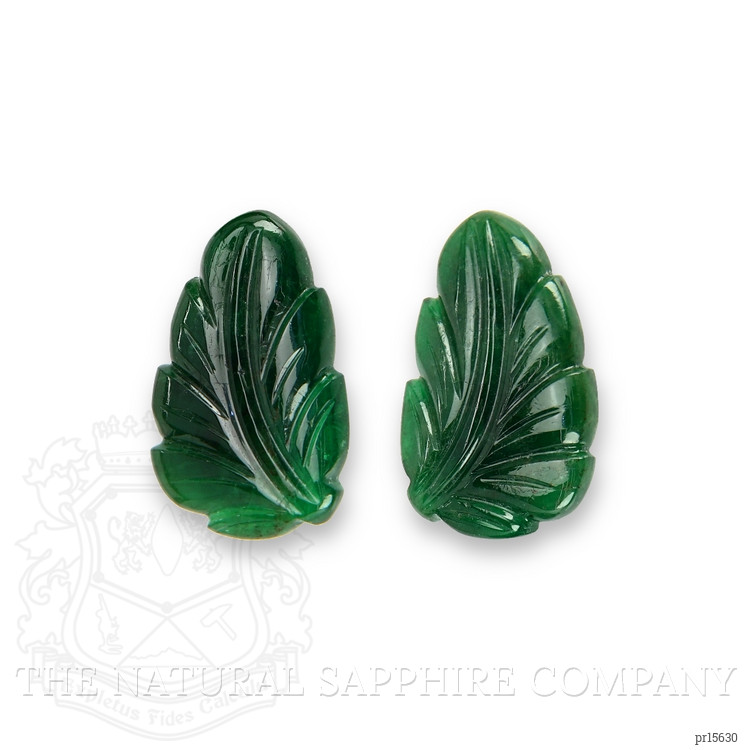30.42 Ct.Tw. Emerald Pair from Zambia