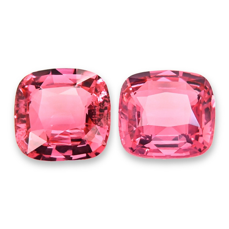 5.02 Ct.Tw. Pink Spinel Pair from Tanzania