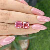5.02 Ct.Tw.Total Carat Weight Pink Spinel Pair from Tanzania Life Style