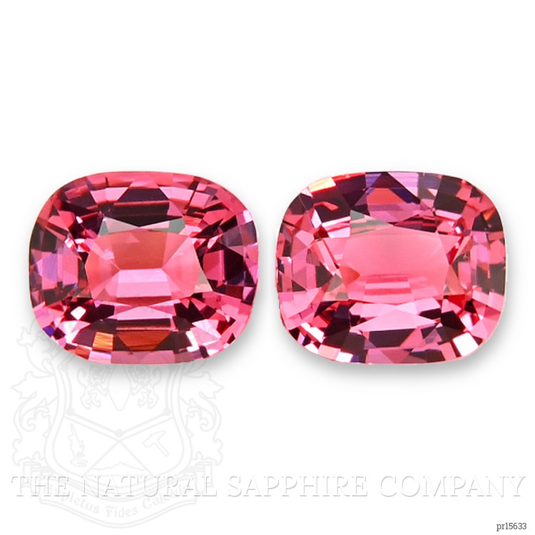 2.56 Ct.Tw. Pink Spinel Pair from Tanzania