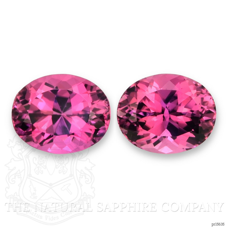 20.19 Ct.Tw. Purplish Pink Tourmaline Pair from Brazil