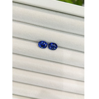 4.04&nbsp;Ct.Tw.Total Carat Weight Blue Sapphire Pair from Ceylon (Sri Lanka) Life Style