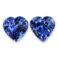 4.29&nbsp;Ct.Tw.Total Carat Weight Blue Sapphire Pair from Ceylon (Sri Lanka) Video