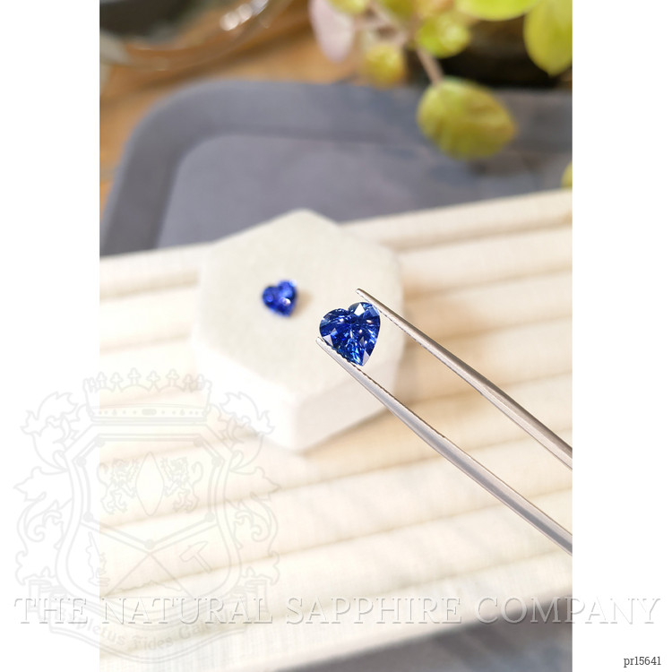 4.29 Ct.Tw. Blue Sapphire Pair from Ceylon (Sri Lanka)