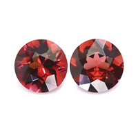 1.76&nbsp;Ct.Tw.Total Carat Weight Red Garnet Pair from Ceylon (Sri Lanka) Video