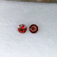 1.76&nbsp;Ct.Tw.Total Carat Weight Red Garnet Pair from Ceylon (Sri Lanka) Life Style