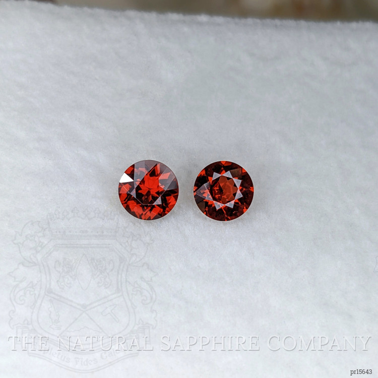 1.76 Ct.Tw. Red Garnet Pair from Ceylon (Sri Lanka)