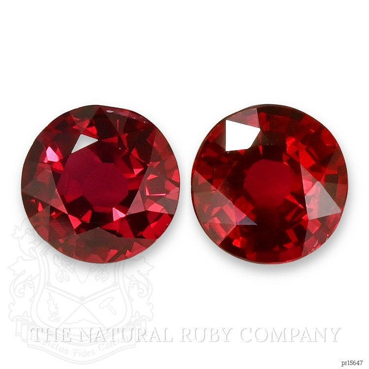 2.05 Ct.Tw. Ruby Pair from Mozambique