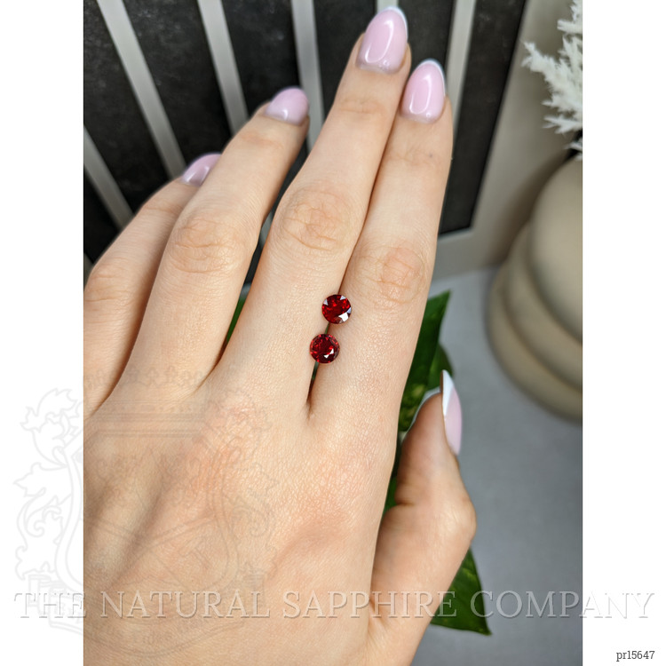 2.05 Ct.Tw. Ruby Pair from Mozambique