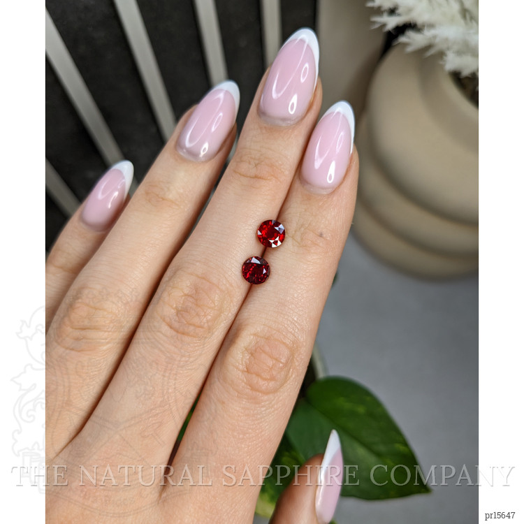 2.05 Ct.Tw. Ruby Pair from Mozambique