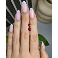 2.05 Ct.Tw.Total Carat Weight Ruby Pair from Mozambique Life Style