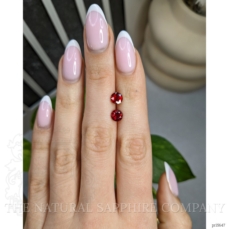 2.05 Ct.Tw. Ruby Pair from Mozambique