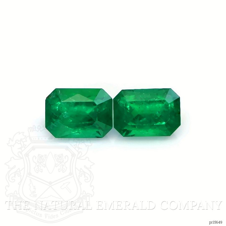 2.67 Ct.Tw. Emerald Pair from Zambia